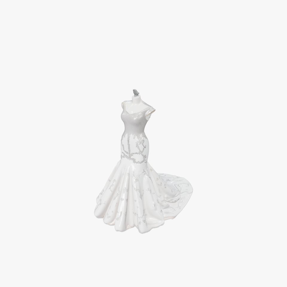 Opulent Evening Gown Mannequin Model Pack